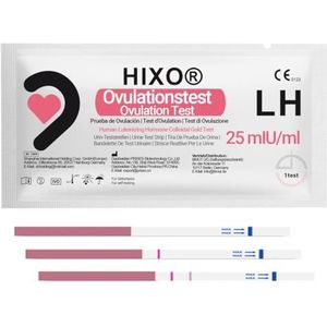 20 x ovulatieteststrips – LH-teststrips voor het bepalen van de eisprong – 25 mIU/ml – 99% nauwkeurigheid – vruchtbare dagen herkennen urine – kinderwens en cyclusbewaking voor vrouwen