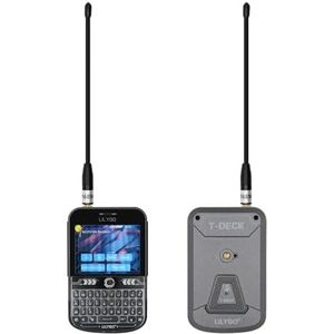 LILYGO T-Deck Plus ESP32-S3 LORA-89 SX1262 Ulbox GPS Zwart Toetsenbord 2,8-inch Display TTGO Development Board Externe Antenne Strap ABS Shell