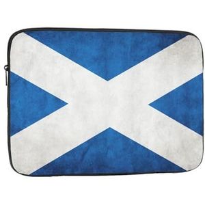 15 inch dikste en lichtste laptoptas, Schotse vlag laptoptas voor 15 inch laptops en tablets