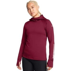 Under Armour Dames Launch Elite Coldweather Balaclava Hoodie Hardloopkleding Hoody Cardinal - Donkerrood Xs