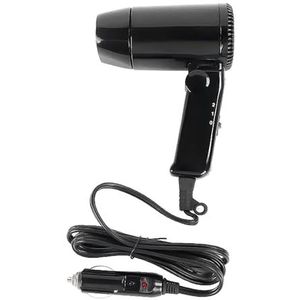 Autohaardroger, borstelloze motorföhn met hoge snelheid, opvouwbare autoföhn 12 V, warm en koud, krachtige ionische haardroger voor converteerbare auto, vrachtwagen, ca