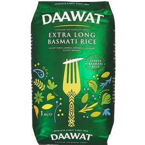 Daawat Extra Lange Basmati Rijst 1kg