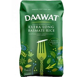 Daawat Extra Lange Basmati Rijst 1kg