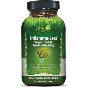 Irwin Naturals Inflamma Less, 80 Stuk, Capsules