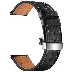 LUGEMA 22 Mm 20 Mm 18 Mm Lederen Armband Compatibel Met Garmin Vivoactive3 4 4S Smart Horlogebandriem Compatibel Met Vivoactive 4 4S 3 Sportpolsband (Color : Black, Size : VIVOACTIVE 4S_ROSEGOLD BUC