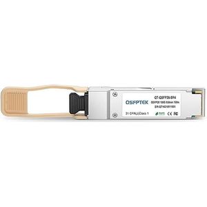 QSFPTEK 100G QSFP28 Transceiver Module MTP/MPO Multimode 100GBASE-SR4 for Cisco QSFP-100G-SR4-S (850nm, 100m, with DDM)