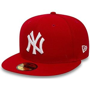 New Era Los Angeles Dodgers 59fifty Cap Mlb Basic Red/White - 7 5/8-61cm