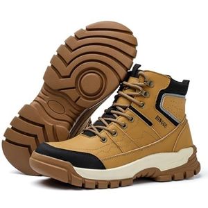 Anti-slip Work Safety Shoes, Anti-Smash and Anti-Puncture Steel Toe Shoes, Wear Resistant and Durable Labor Labour Insurance Boots, Comfortable Outdoor Adventure Sneakers(46 EU)