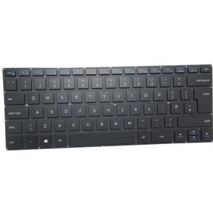 Laptoptoetsenbord voor Intel voor NUC M15 Laptop Kit LAPBC710 Zwart zonder frame met achtergrondverlichting UK\USJP(United Kingdom UK)