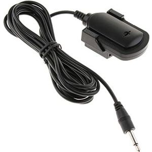 Suammiitstrieadea 1 Pc 3.5mm Mono Straight Auto Microfoon Mic Versterker Zwart