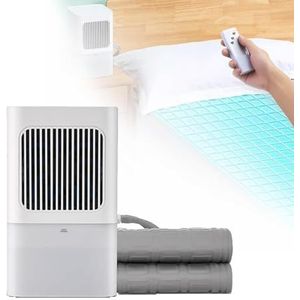 Koelmatras topper voor het bed, elektrisch waterkoeler matras topper systeem, 3-standen verstelbare koeling, 2L zichtbare watertank, voor warme slapers en nachtelijk zweten(Single)