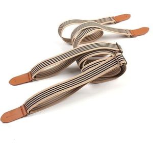 ROUZIHU Bandjes van bretels, niet-gekruiste shorts met knopen op de rug. Korte jarretelbandjes, schouderbanden