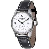Zeno-Watch Heren Horloge - Klassiek wit op wit - 6595-6-i2
