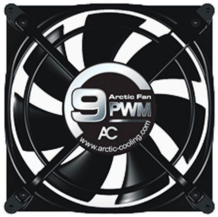 Arctische - Ventilator 9 PWM - Zwart - Computerkoeling - 92 x 92 x 38,5 mm