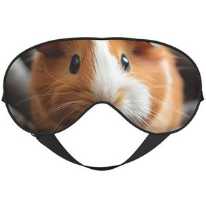 Cavia Print Stijlvol Oogmasker Lichtgewicht Reizen Yoga Nap Meditatie Camping Werk Ontspanning