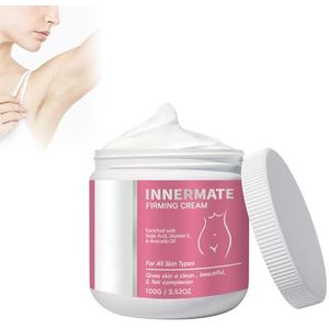 HASAIKA® Whitenende crème, huidbleekcrème voor oksels, bleekcrème voor de intieme zone, oksels, ellebogen, binnenkant van de dijen en knieën. (100 g)
