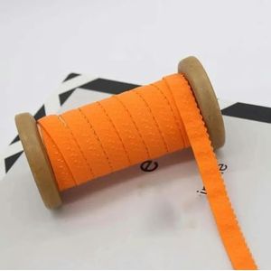 10/20/40 meter 11 mm gekleurde nylon elastische band elastiekjes voor het naaien van kleding ondergoed beha schouderriem DIY riem accessoires-oranje-11 mm-40 meter