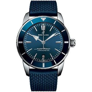 Breitling Superocean Heritage II automatische chronometer blauwe wijzerplaat 44 mm herenhorloge AB2030161C1S1, duikhorloge, Zilver-toon, Duiken Horloge