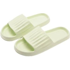 Cloudies slippers voor dames, Zomerhuis for dames - Binnen-/buitendouchepantoffels voor dames en heren | House Slides douchesandalen(Green,38 EU)