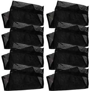 Waszak 8 stuks waszak zwarte lingerie netzakken kousen voor wasmachine polyester beschermende kleding gevoelige reiskleding (maat: 40 x 30 cm)