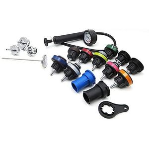 18 stks Radiator Lekdetector Auto Koelsysteem Tester Auto ing Manometer Kit