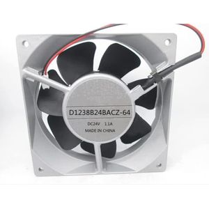 D1238B24BACZ-64 120mm DC 24V 1.1A 26.4W 2-Wire Fan for Efficient Heat Dissipation