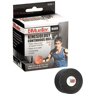 Mueller - Medicijn-Kinesiologie-tape - Zwart - 5,1 cm x 4,4 m