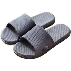 Slippers, Heren Zomer - Lichtgewicht Huis- en Badkamerpantoffels,voor dames en heren(Gray,51EU)