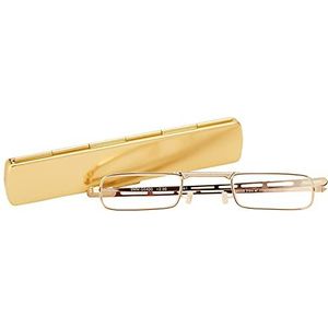 I NEED YOU - Leesbril - Goud - 9 mm - +2.00 Dioptrieën - Per Stuk Verpakt