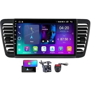 Voor Subaru Outback 3 Legacy 4 2003-2009 Android 13 Carplay Autoradio, 9 inch Scherm Radio Android Auto Bluetooth Handsfree 4G WiFi FM/RDS/DAB+ Radio HiFi Achteruitkijkcamera + DVR(NF-1)