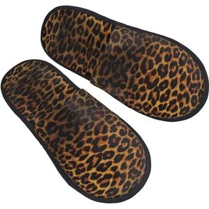 942 Slippers Voor Mannen Grappige Luipaard Dierenprint Harige Slippers Comfortabele Huis Slippers Winter Mannen Slippers, Voor Mannen, Geschenken, Vrouwen, Harige pantoffels 1112, 3.5/6 UK