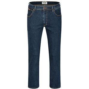 Wrangler Texas Stretch Straight Jeans voor heren, grijs (dark stone), 40W x 32L