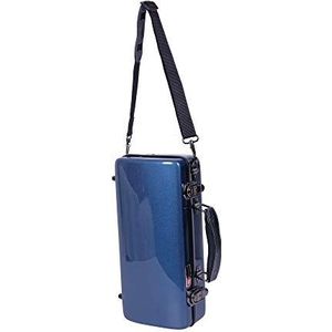 Crossrock Klarinet Case, glasvezel hardshell, rugzak riemen, blauw (CRF1000CLBL)