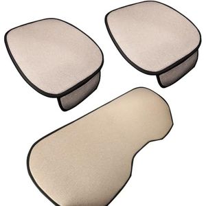 Auto All Season-zitkussens Voor FIAT Punto 5-zits,Stoelhoezensets Stoelbescherming Zacht Comfortabel Antislip Ondersteunt Interieursets Accessoires,3-piece set-C