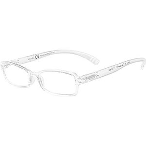 UrbanSky leesbril 'HangOn' om te dragen - leeshulp met extra lange armen (Transparant, +1,50 dpt)