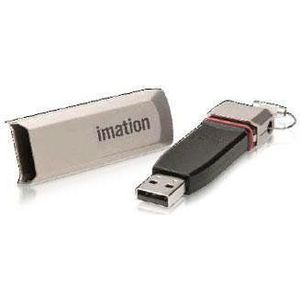 IronKey Defender F150 MXAB1A004G4001FIPS USB-flashdrive (4 GB, USB Type-A, 2.0, kap, wachtwoordbescherming, zilver)