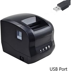 Mini Inkjet Printer Draadloze Thermische Labelprinters 20mm-80mm Barcode Sticker Printer 365B 370B 330B LAN Bluetooth USB Etiquetas Impresoras instelbare afdrukhoogte(365B-USB)