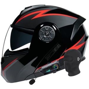Systeemhelm - Geïntegreerde Motorhelm - Met Bluetooth - Met Luidspreker Microfoon - ECE Goedkeuring