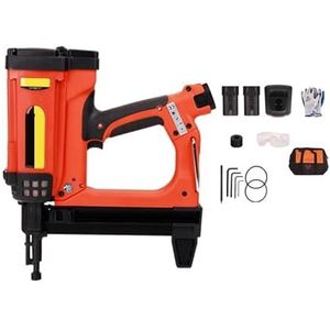 Pneumatic Nail Gun Recharable Lithium Battery Nail Gun Wood Working Steel Nailer Stapler Electric Nail Gun Voor veel media(Package3)