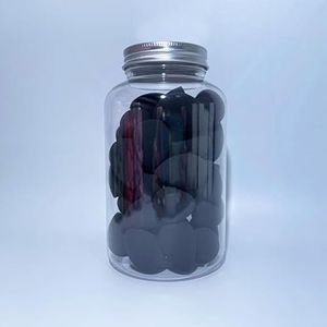 4~100 Stuks Mini Make-Ei Zachte Kleine Cosmetische Bladerdeeg Spons Droog Nat Gebruik Schoonheid Ei Facial Foundation crème Concealer Makeup Tools (Color : 40Pcs Black)