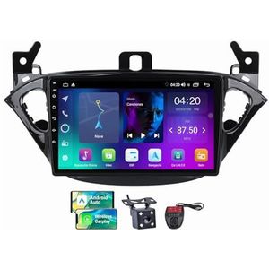 Android 13 GPS-Autoradio voor Opel Corsa E 2015-2019 9 inch Touchscreen met Bluetooth 5.0/SWC/FM RDS DAB+ Radio/Carplay Android Auto/DSP Video Stereo Speler + DVR Achtercamera(NF-1)