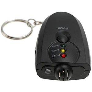 Sonew Mini Breath Tester Sleutelhanger Alcoholtester Twee kleuren LED-licht, LED zaklamp