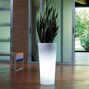 Bloempot met led-licht, 16 kleuren, 60 cm, afstandsbediening en oplaadbare accu ""Vigo