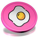 CombiCraft ontbijt consumptiemunten roze - munten met een opdruk van gebakken ei - diameter 29 mm - verpakking 100 stuks - handig betaalmiddel voor festivals, evenementen en horeca