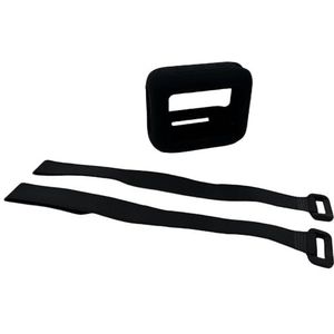 Luidspreker siliconen hoes beschermhoes schokbestendig reizen draagtas voor JBL GO 4 draagbare BT luidspreker (zwart)