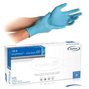 MAIMED Solution 100 blauw violet Nitril PF niet-steriel (blauw-violet) - S