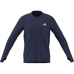 adidas Hombre adi365 Running Essentials Long Sleeve, tech indigo, L