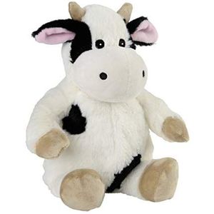 Warmies® warmtekussen/knuffel ""Minis Koe wit"" met verwijderbare gerst en lavendelvulling 20 cm 270 g (exclusief Warmies-ontwerp voor Greenlife Value)