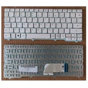 US/SP/FR laptoptoetsenbord voor Lenovo voor ideapad 100S 100S-11IBY Engels toetsenbord zwart/wit(US White)
