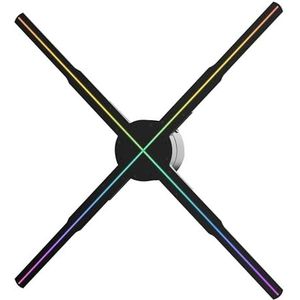 3D hologram ventilator, 56cm 3D Fan Hologram Projector Wifi Display Reclame Logo Licht Led Sign Holografische Lamp 3D Projectoren(PD42-42cm)